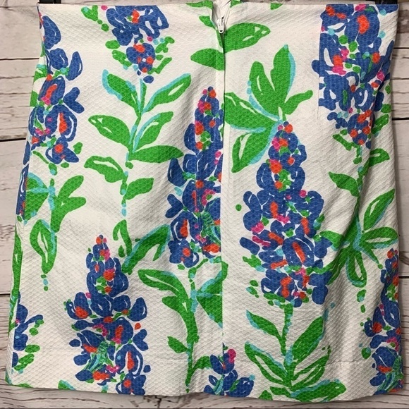 Nwot Lilly Pulitzer Lynnie Honeycomb Floral Mini Skirt - Picture 5 of 7